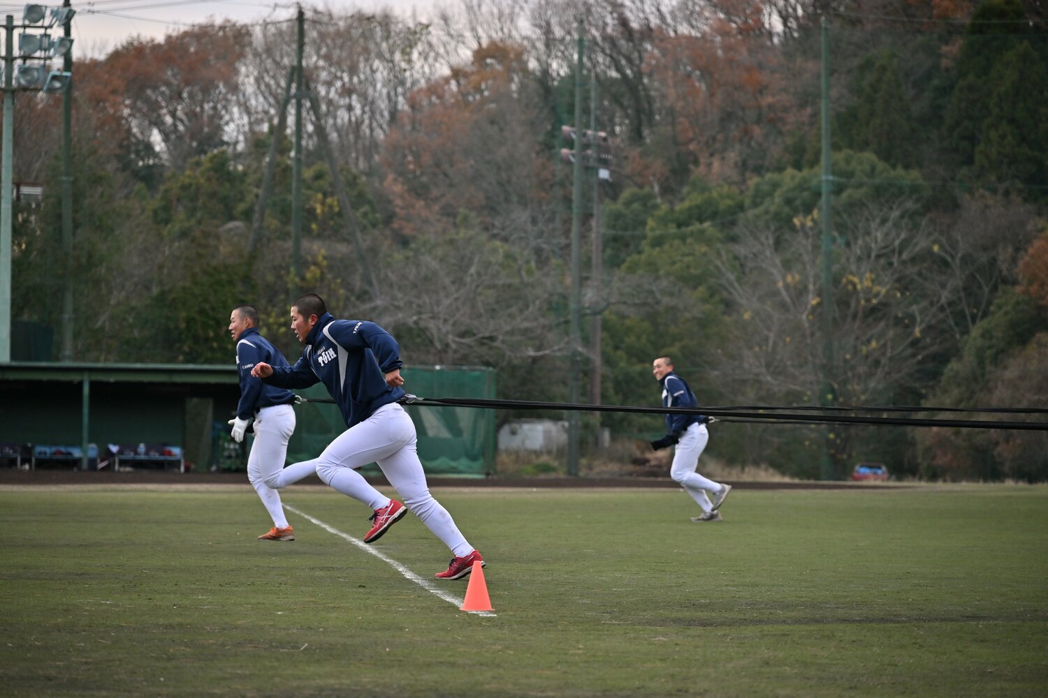 大阪桐蔭高野球部の現在の練習風景　©︎Hideki Sugiyama