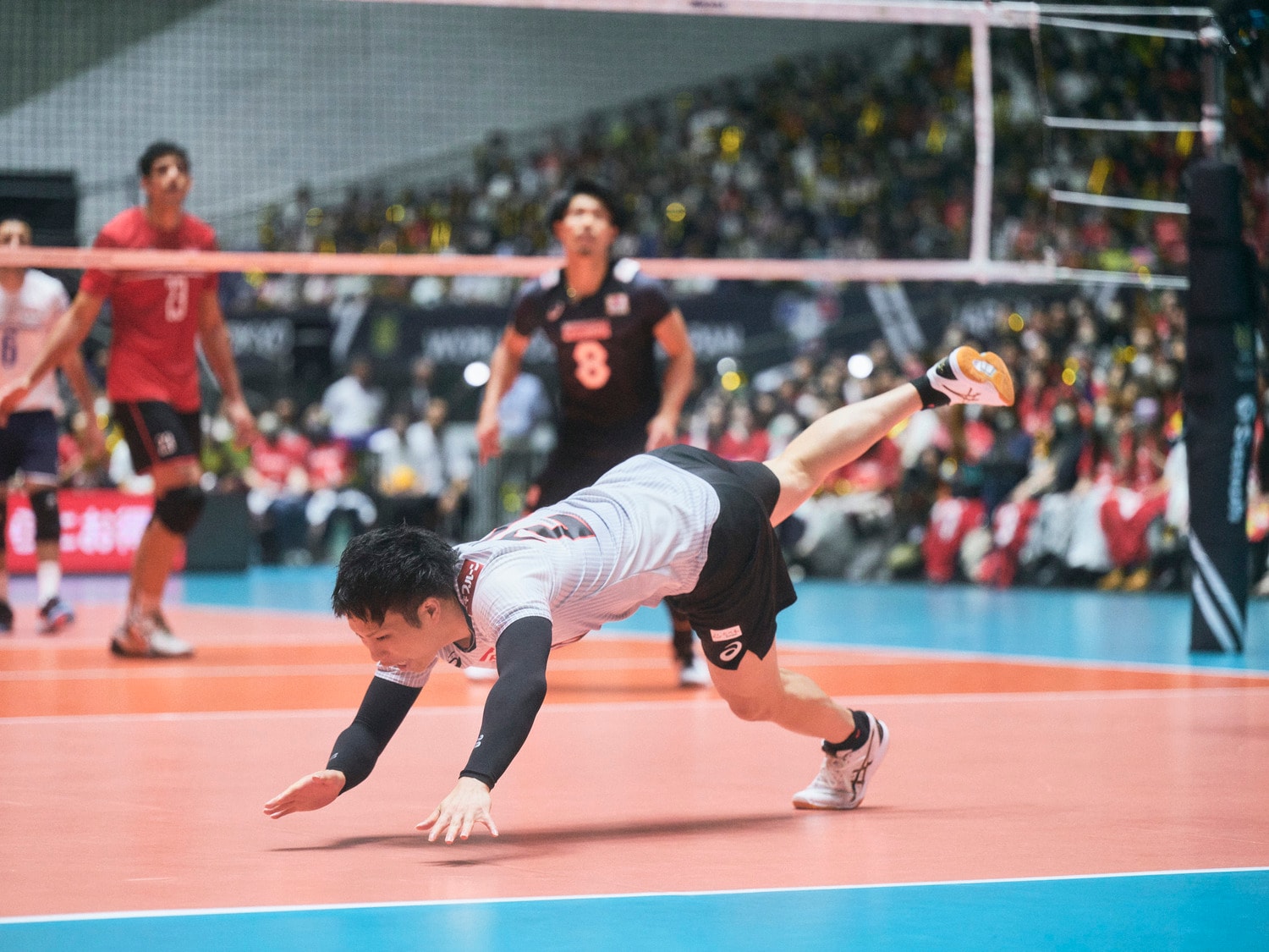 リベロの役割を改めて見つめ直したという山本智大　©︎Yuki Suenaga