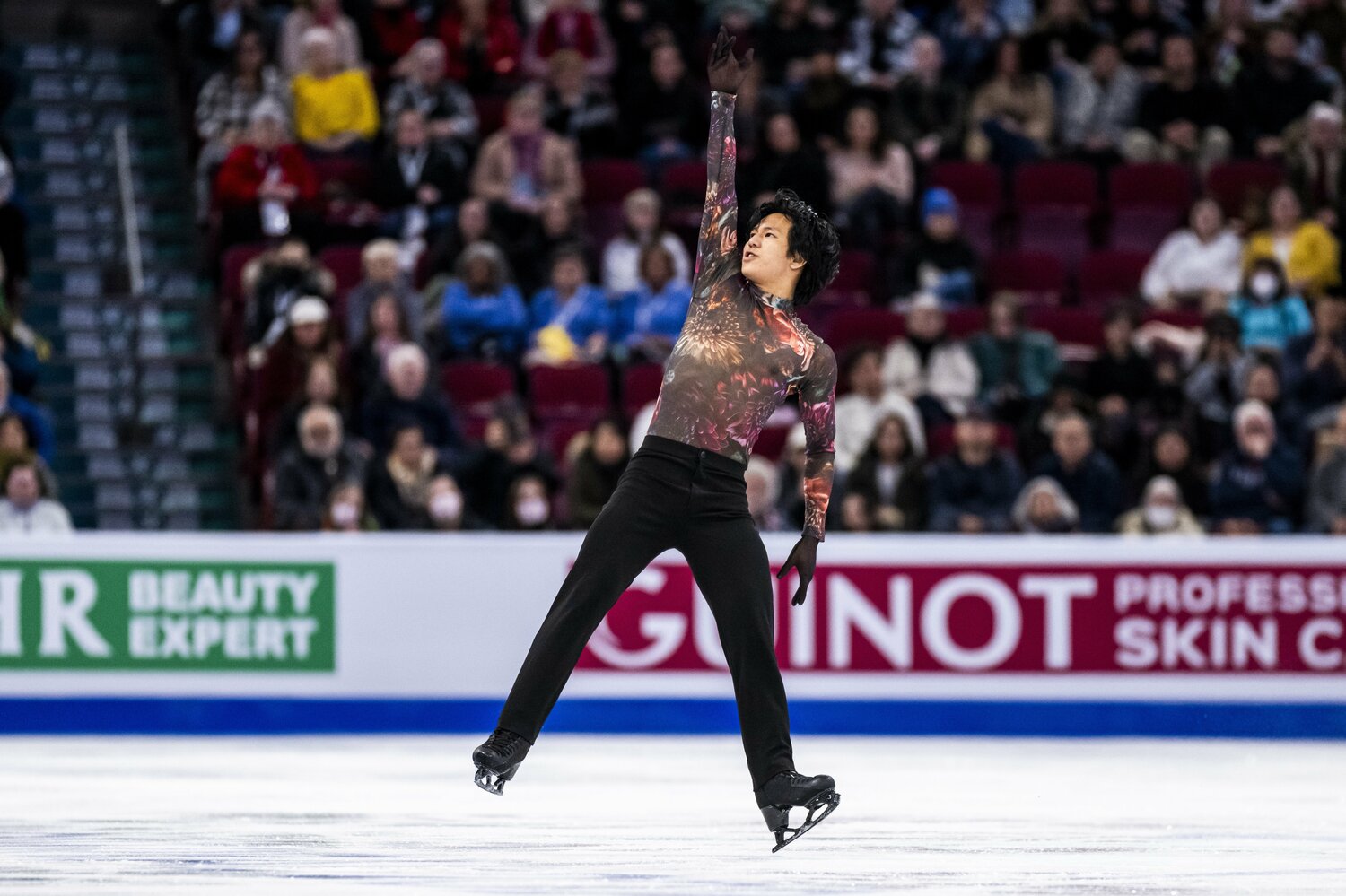 世界選手権フリーでは、SP19位から総合3位に浮上する演技で観客を驚かせた　©Getty Images