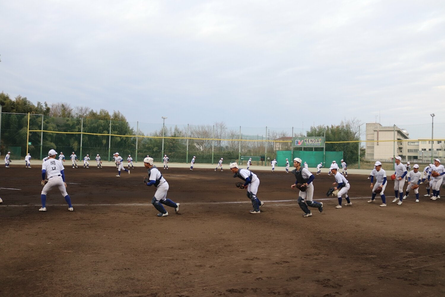 健大高崎の活気ある練習風景　©︎Yu Takagi
