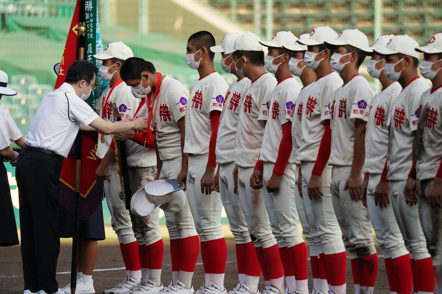 2021年にはコロナ禍の中で夏の甲子園を制した智弁和歌山　©︎Hideki Sugiyama