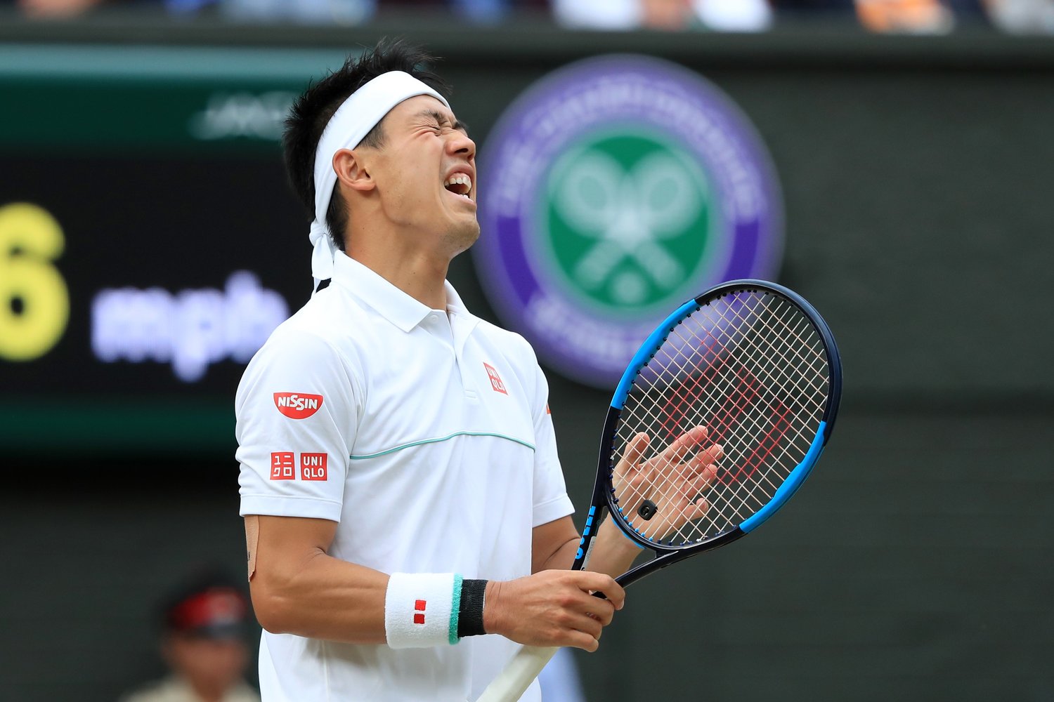 2019年7月のウィンブルドン選手権の準々決勝ではフェデラーに善戦した ©Getty Images