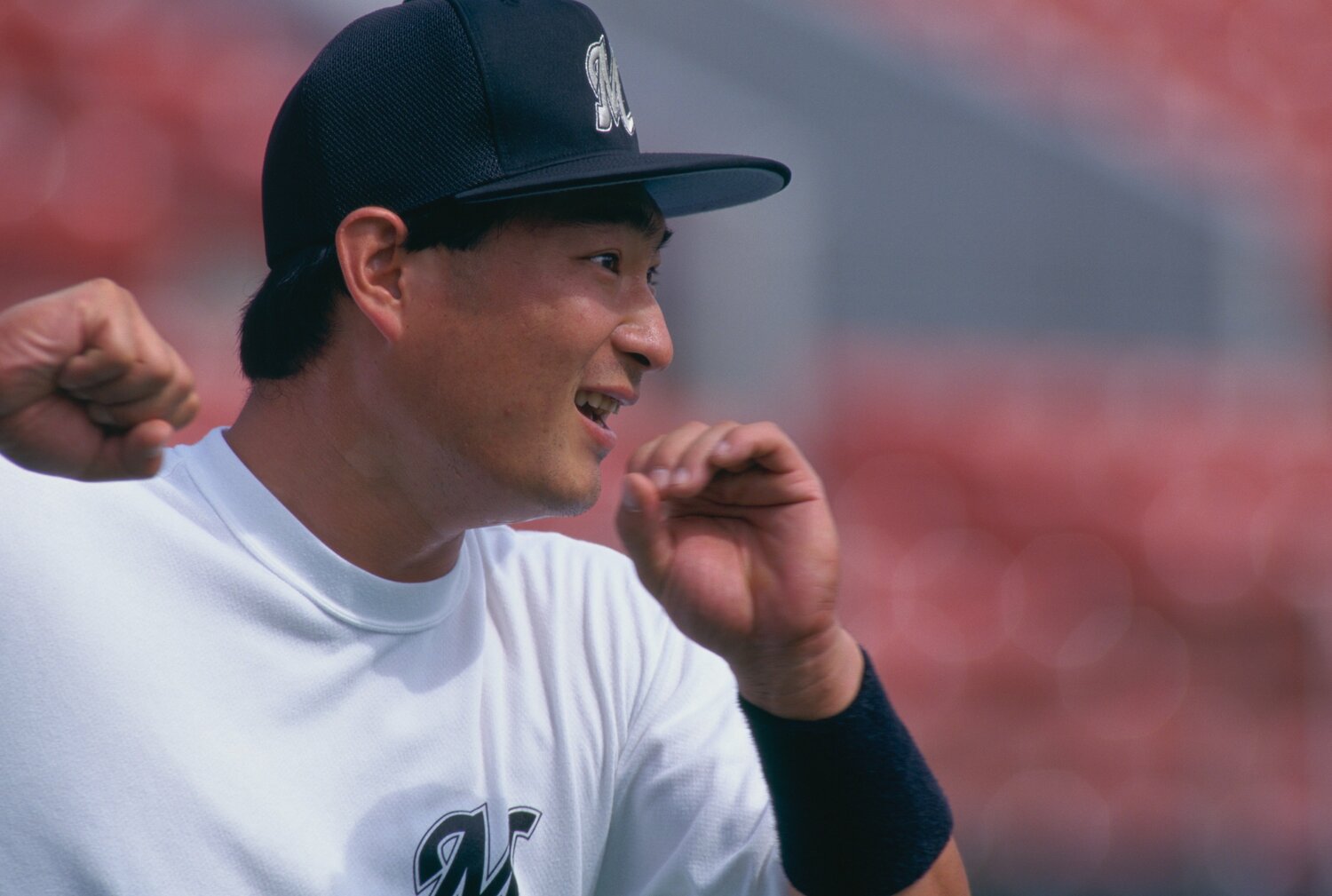 千葉ロッテマリーンズ時代の初芝清（1995年）©︎Koji Asakura