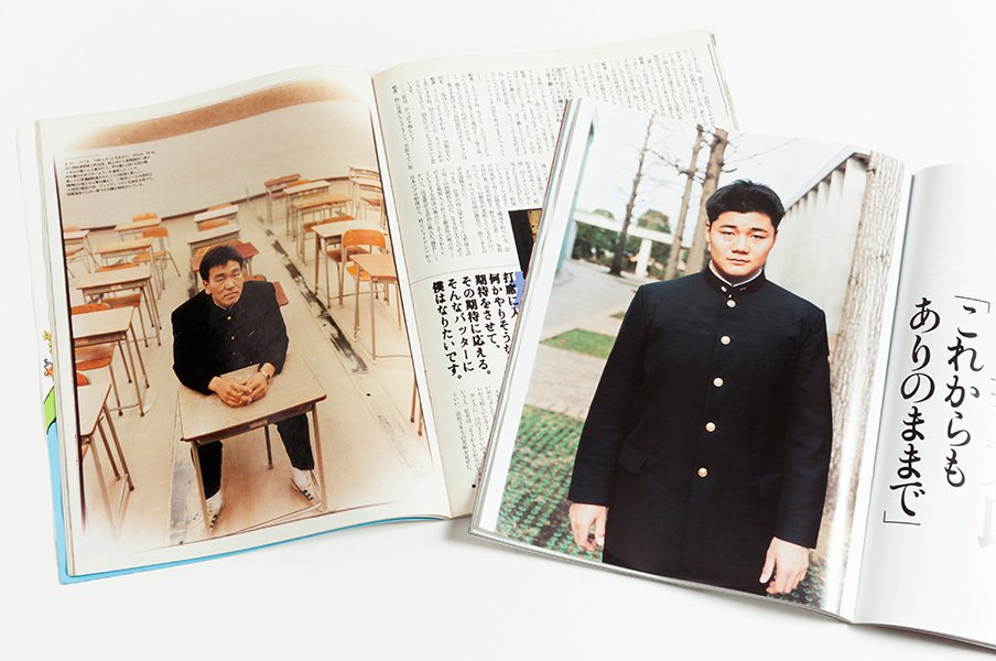 12年間通った母校で語った、清宮幸太郎のメジャーへの夢。＜Number Web＞ photograph by Wataru Sato
