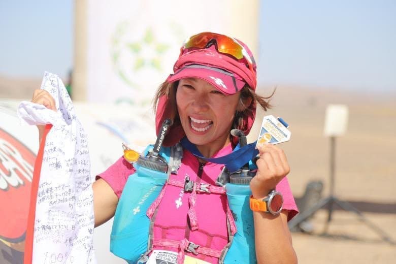 “世界で最も過酷なレース”サハラマラソンを日本人最高位の2位で走り抜けた尾藤朋美さん（本人提供）