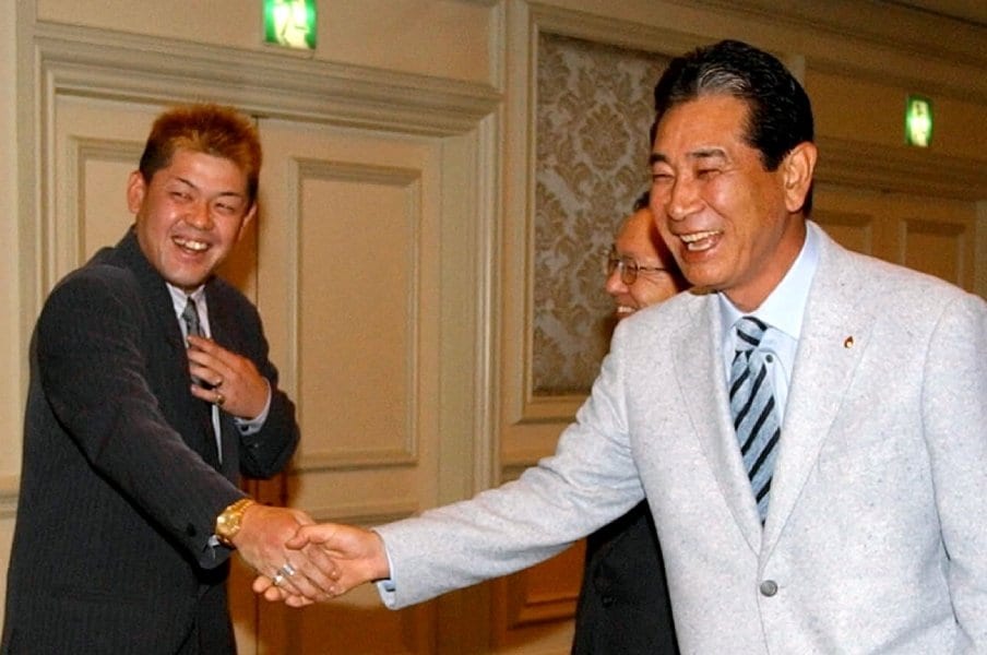 「巨人には100%行かない。そんなバカじゃない」星野仙一の発言に渡辺恒雄は怒った…ペタジーニと中村紀洋“争奪戦”、ノリの「阪神内定」なぜ消えた?<Number Web> photograph by JIJI PRESS