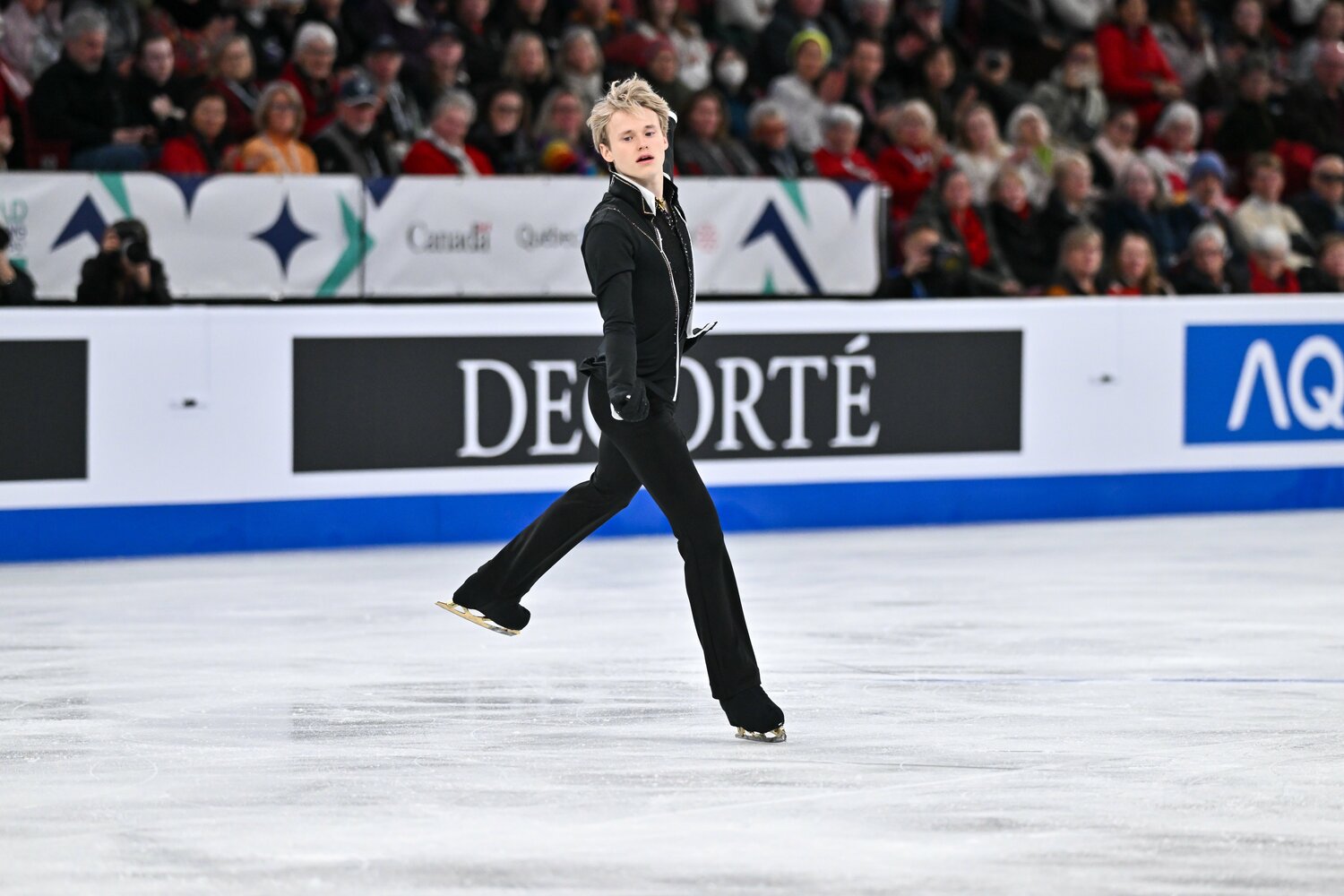 世界選手権フリーでのイリア・マリニン　©Getty Images