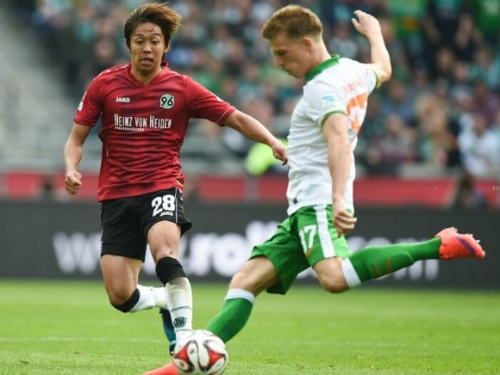 「今シーズンは、マジ残りたいから」最終節に残留かかる清武弘嗣の叫び。＜Number Web＞ photograph by Bongarts/Getty Images