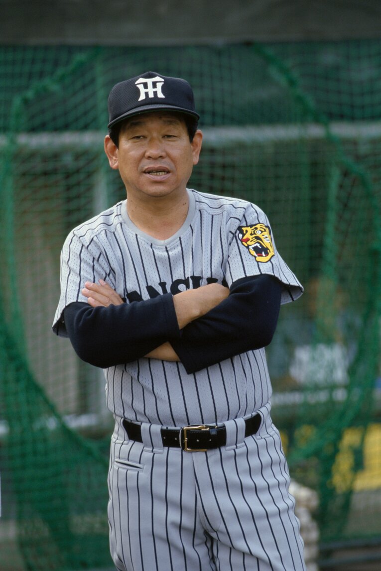 阪神監督時代の吉田氏　©Sports Graphic Number