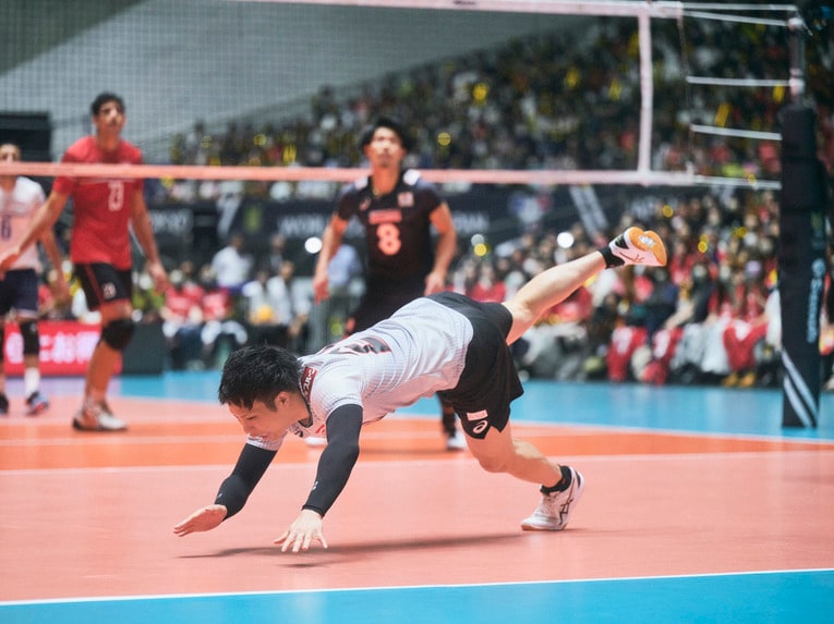 リベロの役割を改めて見つめ直したという山本智大　©︎Yuki Suenaga