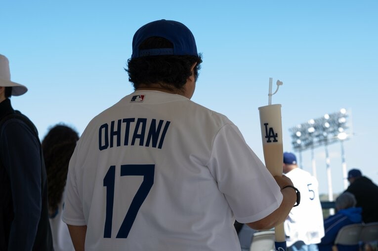 【現地開幕戦】平日なのに大盛況…ドジャースタジアムの様子　©Nanae Suzuki