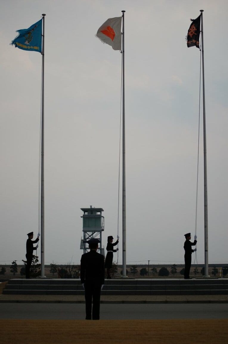 養成所時代の「旗手勤務」の様子