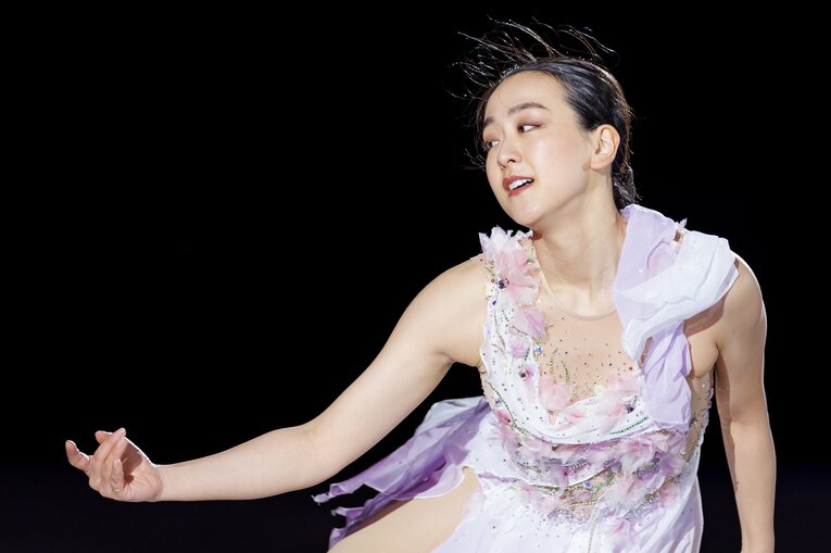 「MAO RINK」オープニングイベントに登場した浅田真央　©Kiichi Matsumoto