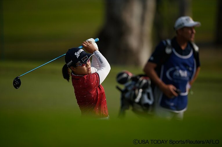 7位タイとトップ10入りを果たした畑岡奈紗 ／ photograph by USA TODAY Sports/Reuters/AFLO