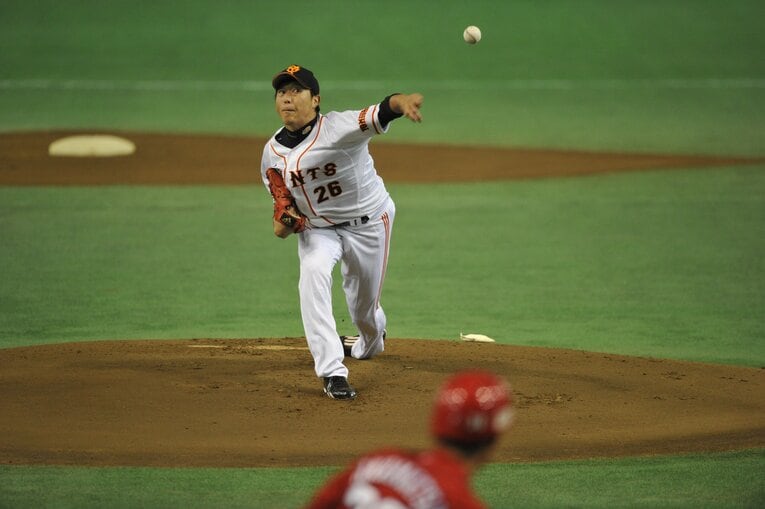 現役時代の内海哲也（2012年）　©Hideki Sugiyama