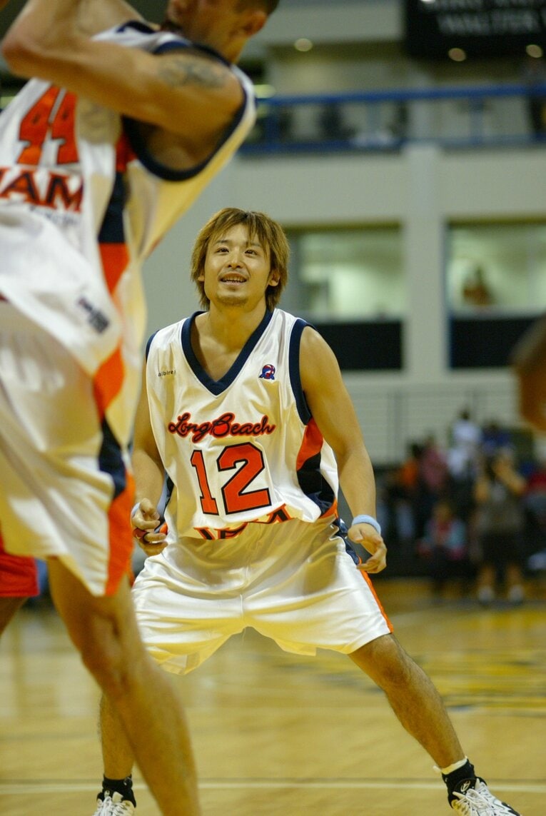ロングビーチ・ジャム・アルビレックス時代の田臥勇太（2003年）©︎Koji Asakura
