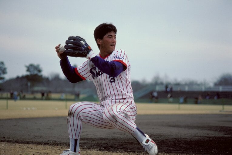 ヤクルト時代の一茂　©BUNGEISHUNJU