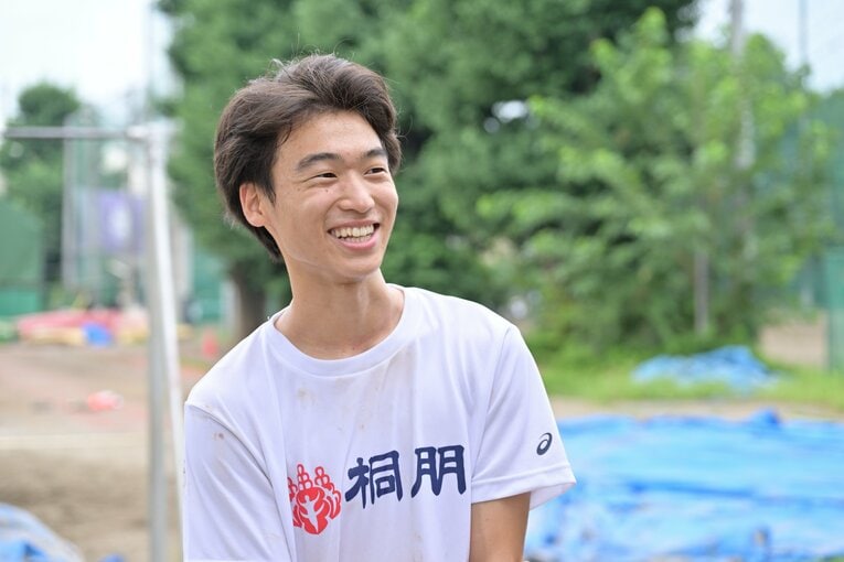 【2024年撮影】現在、桐朋高3年生の吉澤登吾は800ｍのU20日本選手権の王者だ　©Hideki Sugiyama