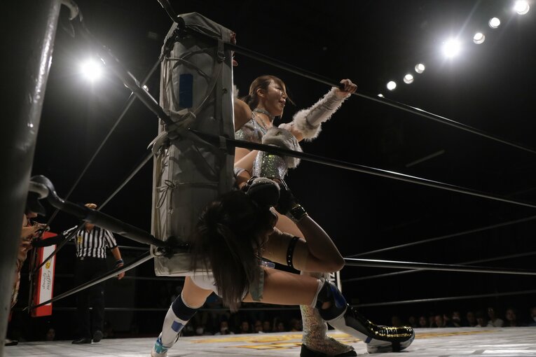 マリーゴールドの女子プロレスラー・桜井麻衣　©Norihiro Hashimoto