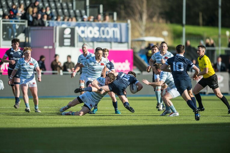 今年3月、バーシティマッチに出場した土佐誠（本人提供）