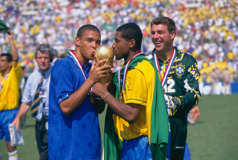 94年アメリカW杯での優勝　©Sports Graphic Number