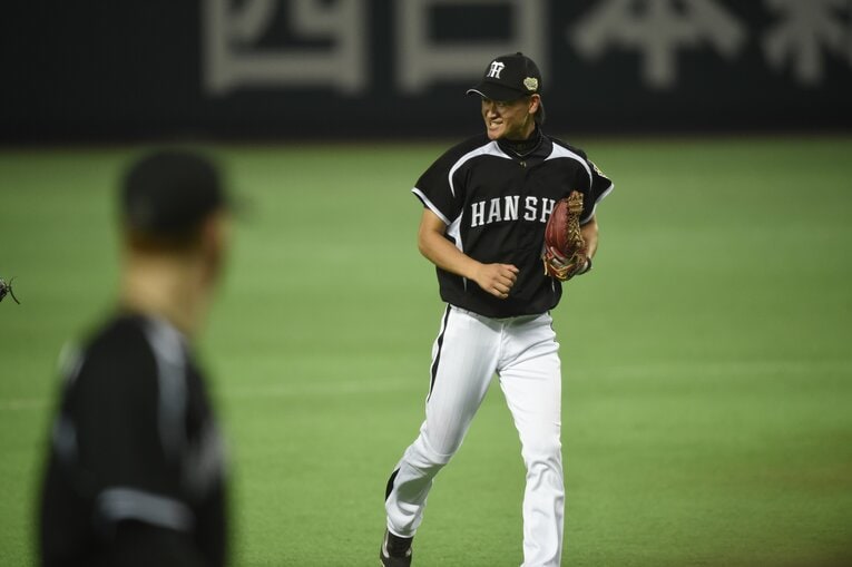 阪神時代の大和さん　©BUNGEISHUNJU