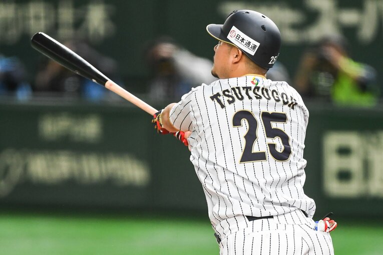 2017年WBCでの筒香　©Nanae Suzuki