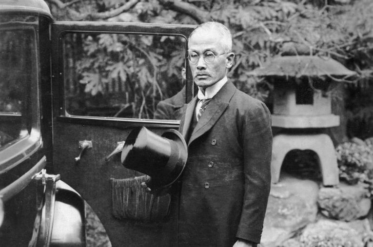副島道正伯爵。1871年生まれ。東京五輪を招致すべく1934年からIOC委員を務めた ／ photograph by KYODO