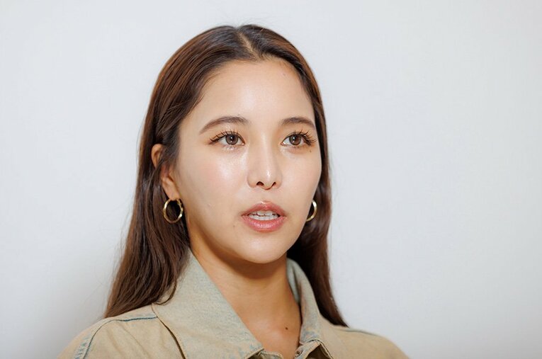 雪不足を実感し、近年、環境問題に取り組む高梨沙羅さん ／ photograph by Kiichi Matsumoto