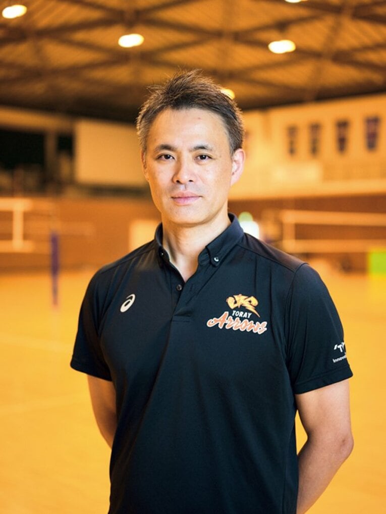 小林敦／1974年3月10日、埼玉県生まれ。現役時代はミドルブロッカーとして東レで活躍。引退後はコーチ、監督を歴任。現在は同チームのGM　©Yuki Suenaga