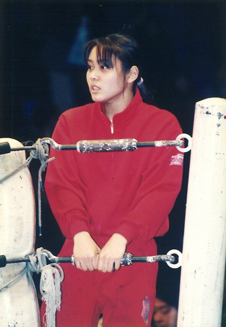 現役時代の納見佳容さん　©本人提供