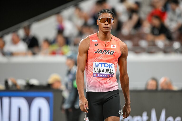 【東京世界陸上】1991年の高野進以来、34年ぶりとなる世界選手権での決勝進出を決めた中島　©Nanae Suzuki