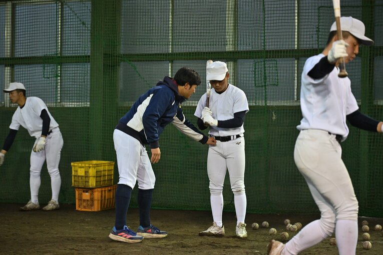 大阪桐蔭の練習風景（2022年）　©︎Hideki Sugiyama