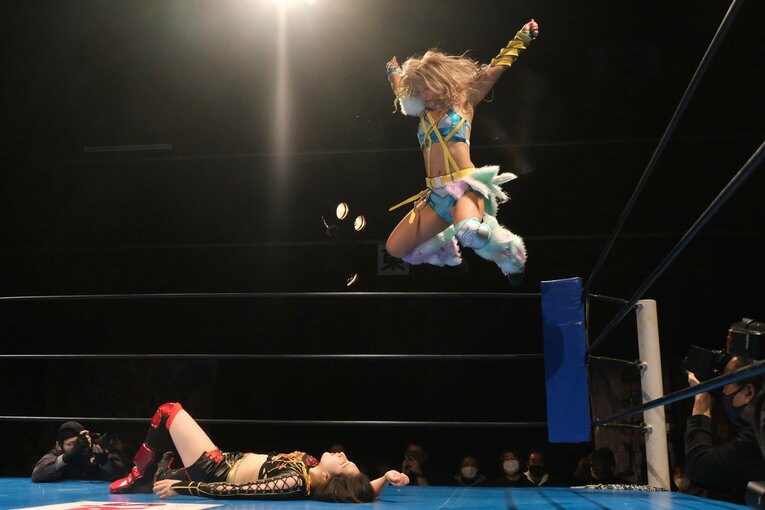 旗揚げ戦メインはSAKIがカワイルド・ニードロップで勝利