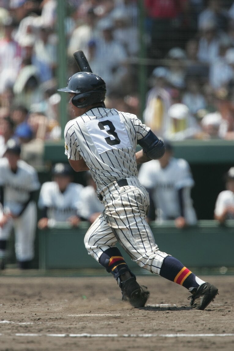 帝京高校時代の中村晃　©Hideki Sugiyama