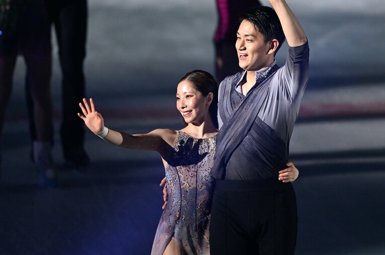 「スターズ・オン・アイス」大阪公演で一際大きな歓声に包まれた三浦璃来と木原龍一 ／ photograph by Asami Enomoto