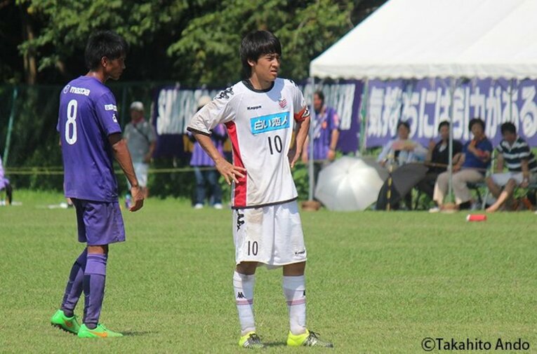 札幌U-18時代の高嶺朋樹 ／ photograph by Takahito Ando