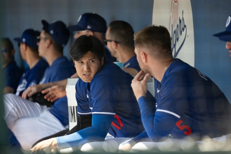 フリーマンとも通訳なしで会話　©Nanae Suzuki