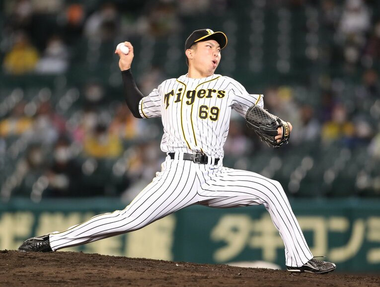 阪神の石井大智も独立リーグ高知からプロの扉を開いた　©JIJI PRESS