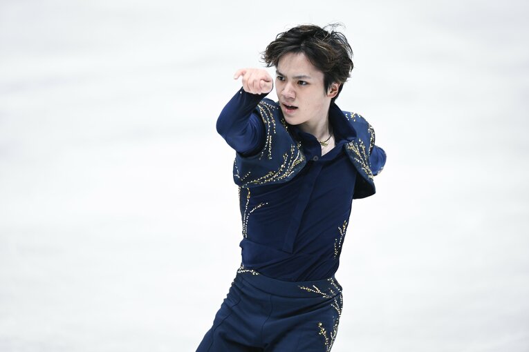 2022年世界選手権で優勝した宇野昌磨　©︎Asami Enomoto