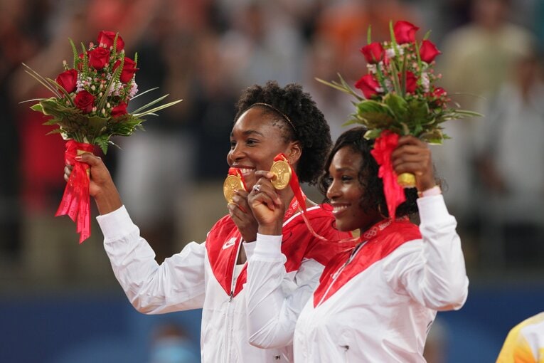 北京五輪、姉ビーナスと　©Shinji Oyama/JMPA