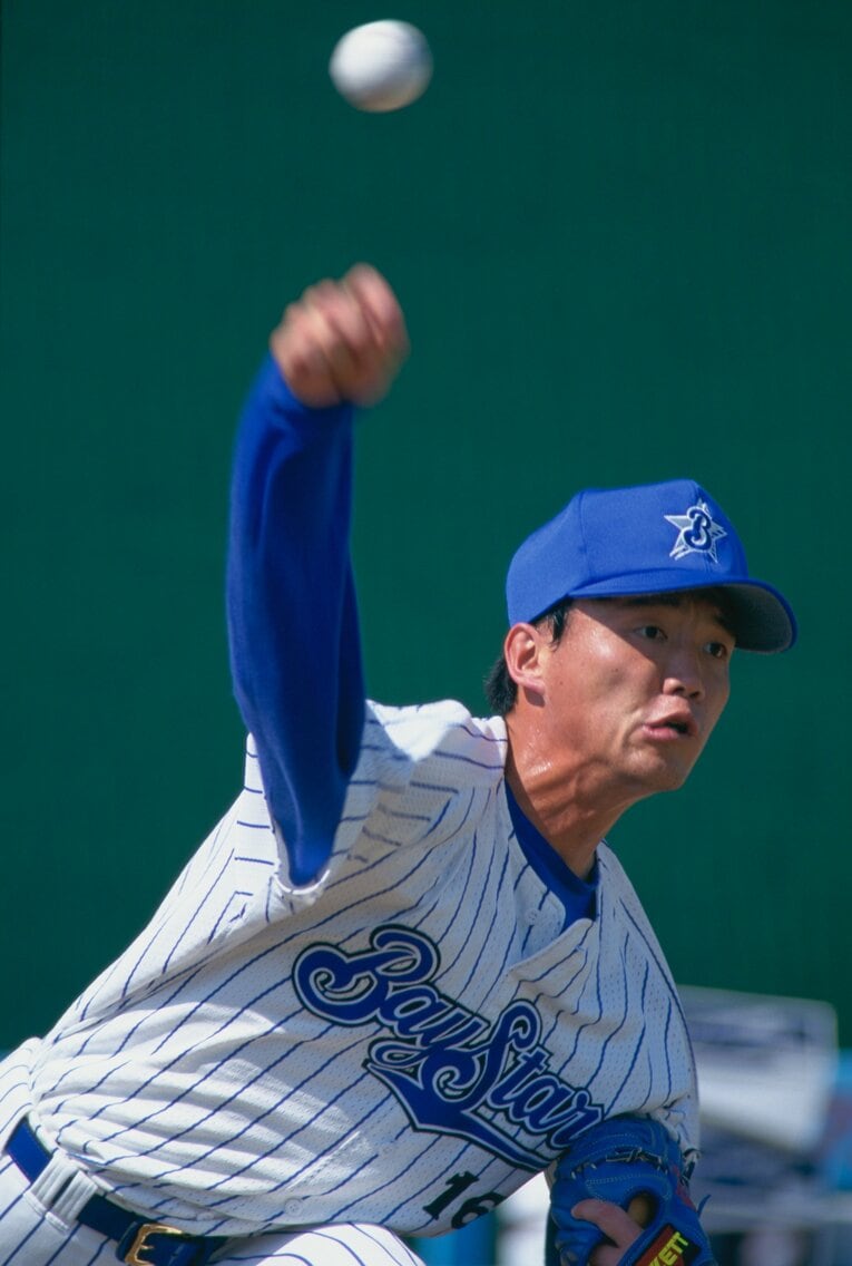 1999年には17勝を挙げるなど先発・中継ぎで活躍した川村丈夫　©Koji Asakura