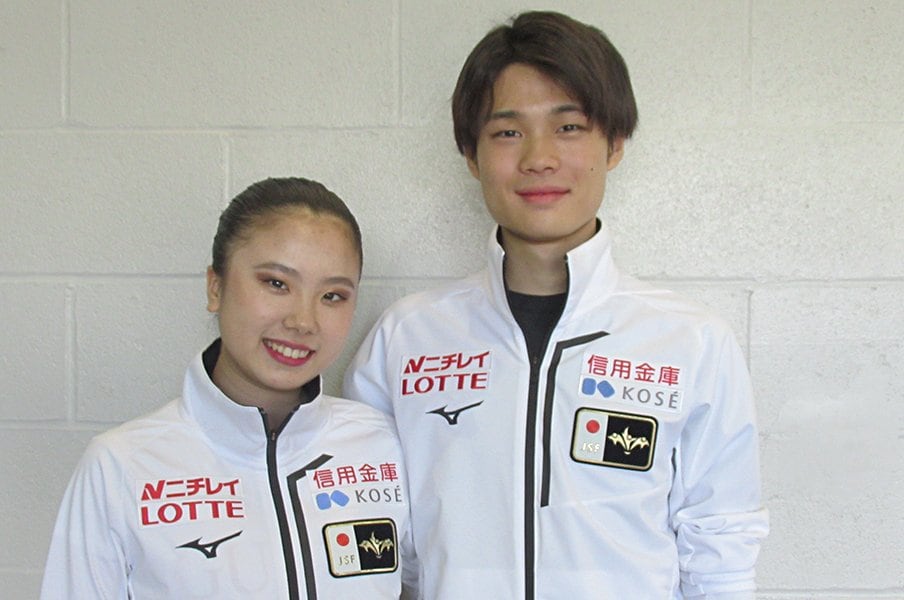 日本のアイスダンス界に新星!15歳吉田唄菜&17歳西山真瑚。<Number Web> photograph by Akiko Tamura
