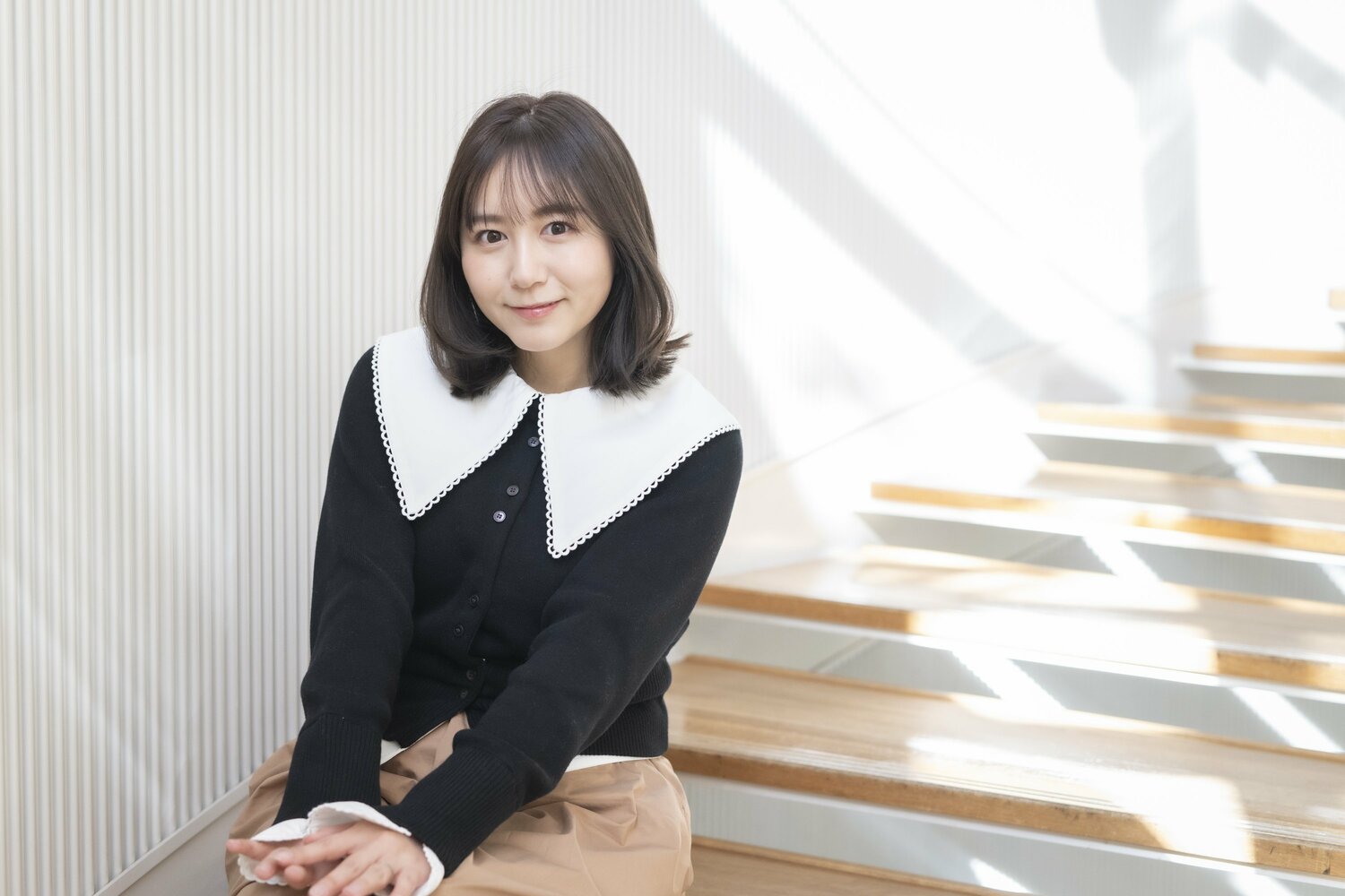 元SKE48の大場美奈、33歳。2023年1月にプロ野球選手、石川柊太(現ロッテ)と結婚を発表し、昨年5月には第一子を出産した ©Asami Enomoto