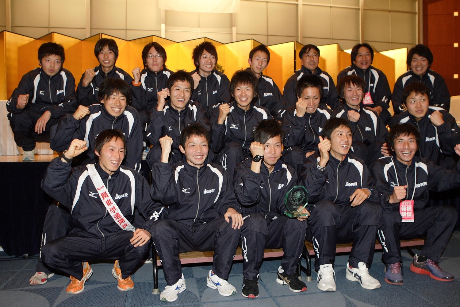 次第に絆を深めていった関東学連選抜チームの選手たち　©AFLO SPORT