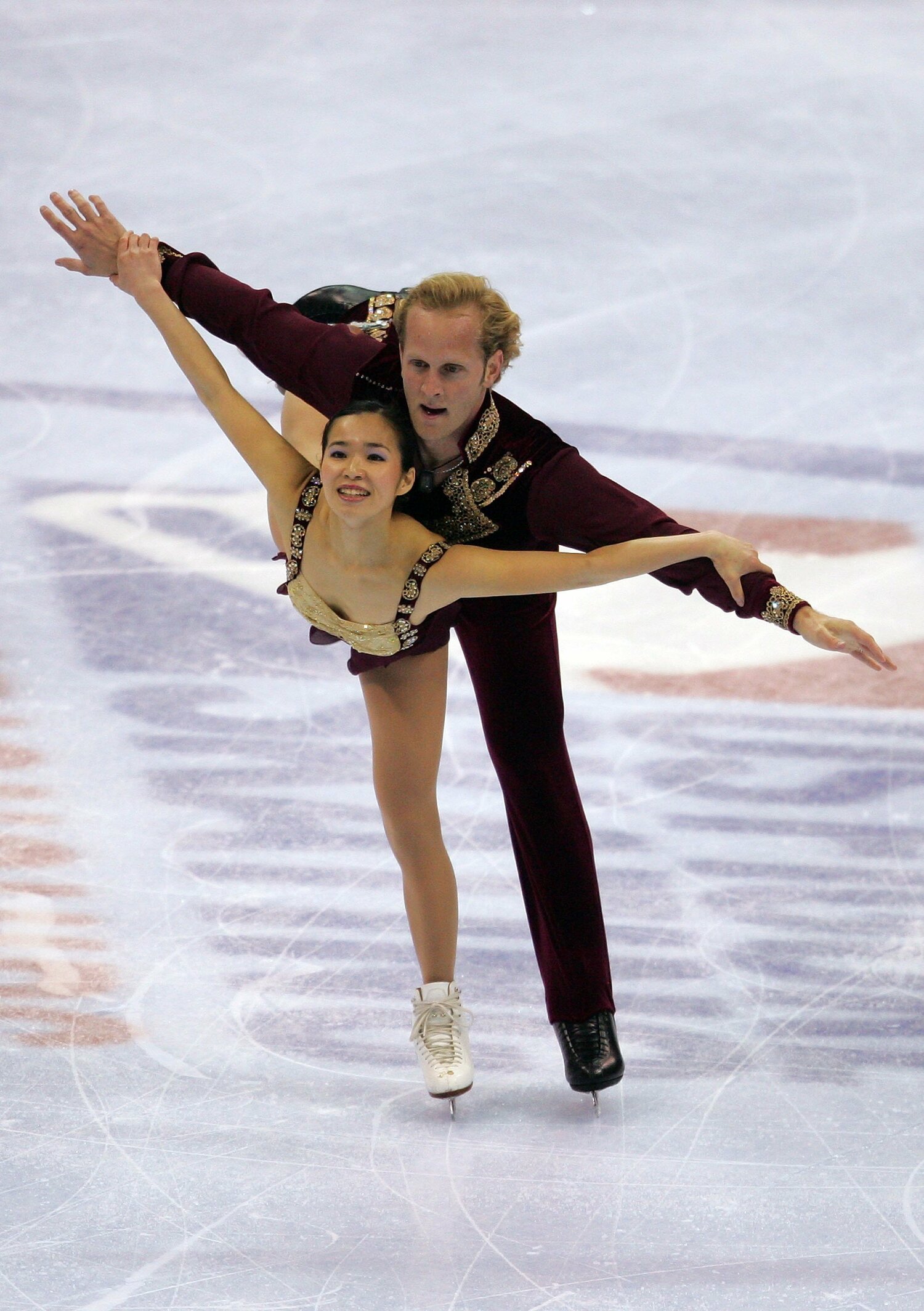 トリノ五輪に出場した井上怜奈、ジョン・ボルドウィン組 ©Getty Images