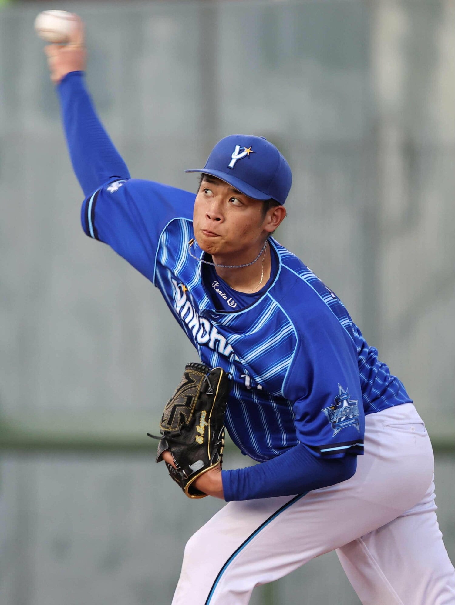 昨年はフレッシュオールスターでも登板した小園　©JIJI PRESS