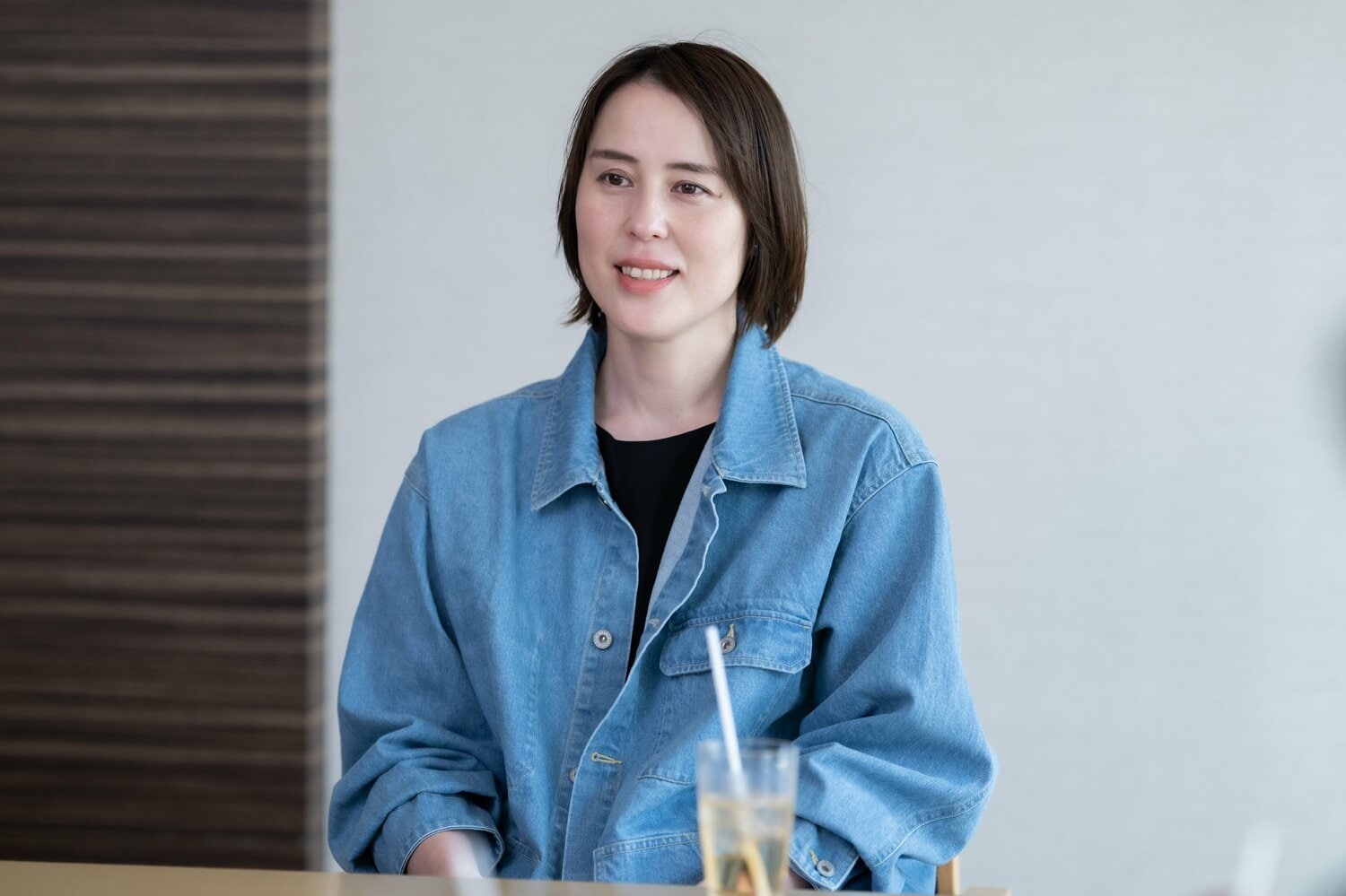 インタビューに答える大山未希さん　©Miki Fukano