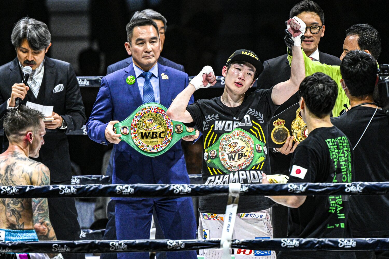 ヘッキー・ブドラ―戦を制した寺地拳四朗　©Takuya Sugiyama