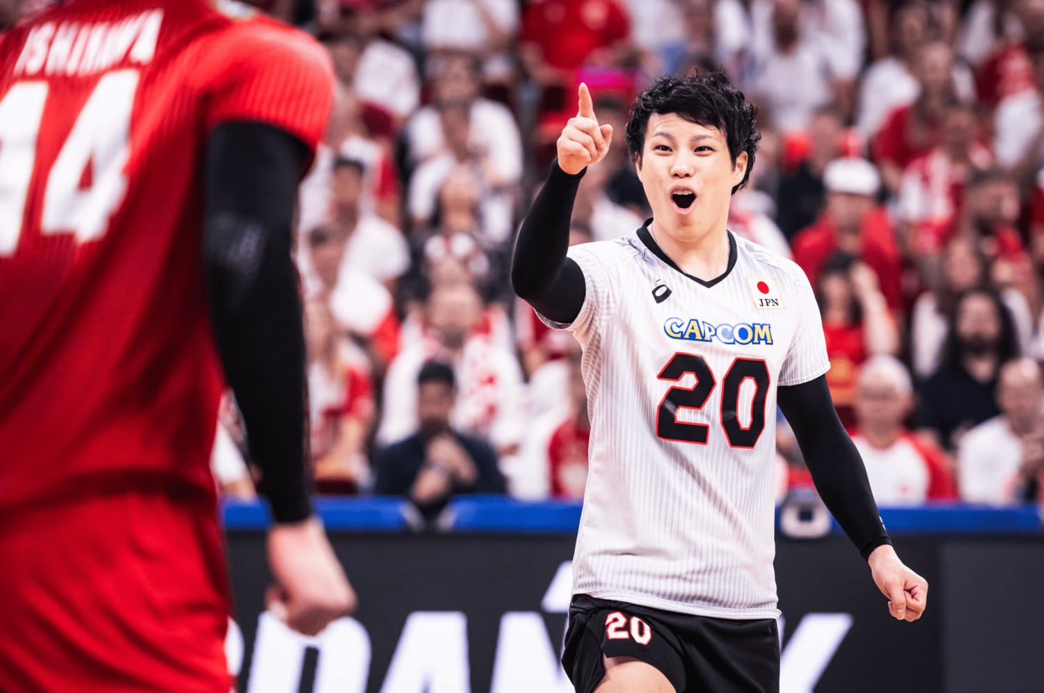 大会ベストティガーに輝いた山本智大　©︎FIVB